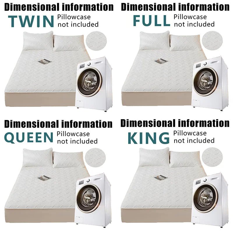 Soft quilted mattress cover - DailyBasicNeeds.com