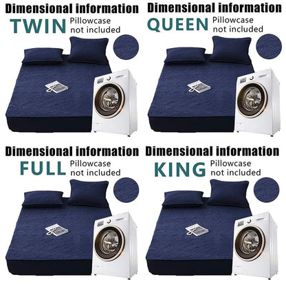 Soft quilted mattress cover - DailyBasicNeeds.com