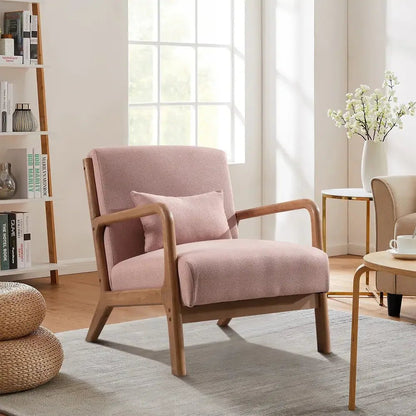 Solid Wood Living Room Chair - DailyBasicNeeds.com