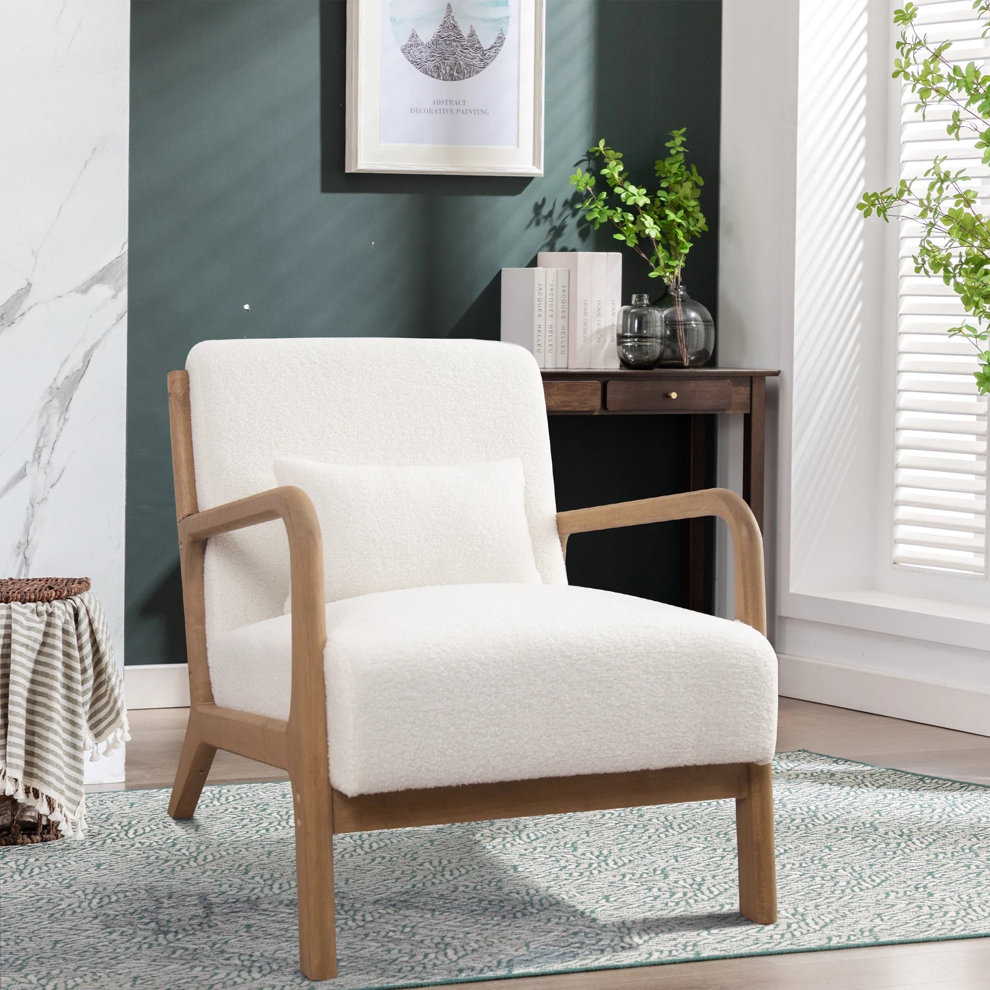 Solid Wood Living Room Chair - DailyBasicNeeds.com