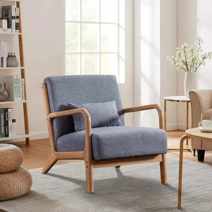 Solid Wood Living Room Chair - DailyBasicNeeds.com