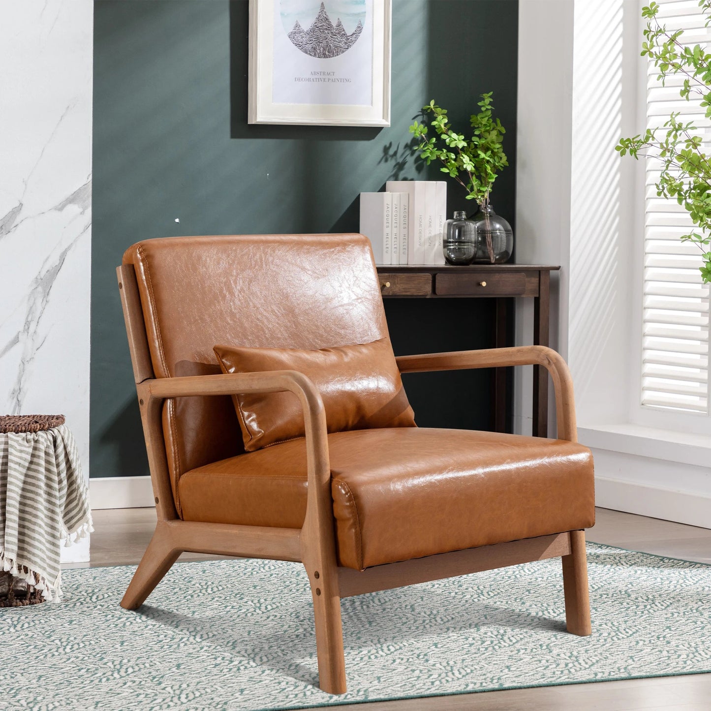 Solid Wood Living Room Chair - DailyBasicNeeds.com