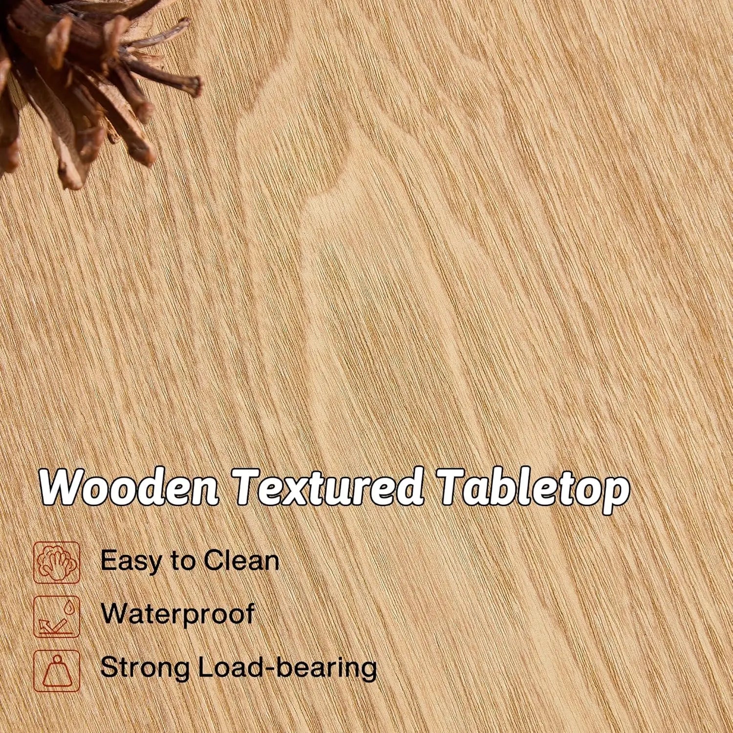 Square Wooden Coffee Table with Hidden Storage - DailyBasicNeeds.com