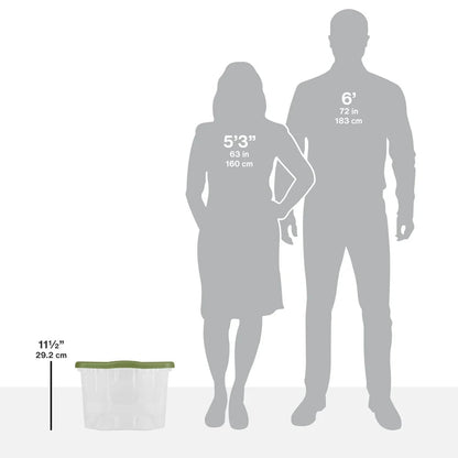 Stackable Plastic Container - DailyBasicNeeds.com