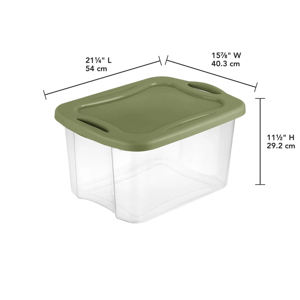 Stackable Plastic Container - DailyBasicNeeds.com