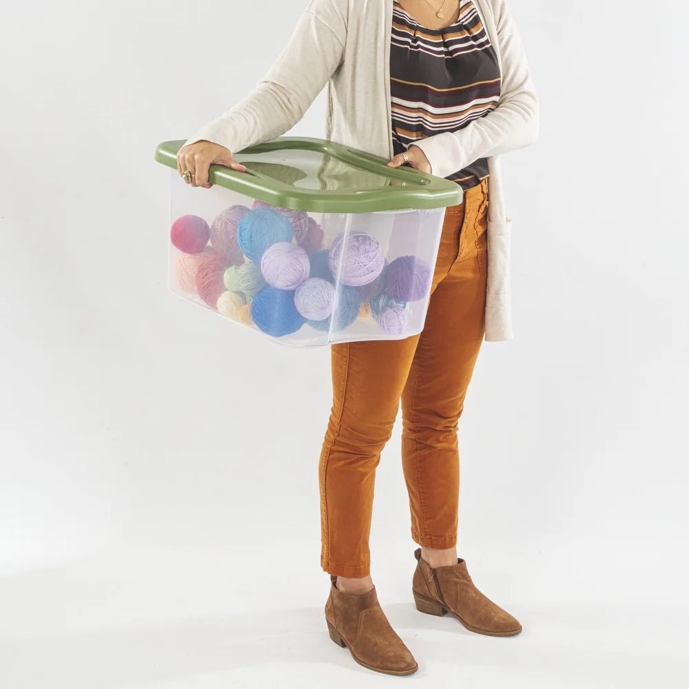 Stackable Plastic Container - DailyBasicNeeds.com