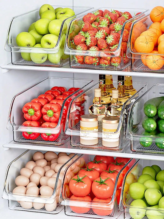 Stackable Refrigerator Storage Bin - DailyBasicNeeds.com