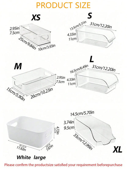 Stackable Refrigerator Storage Bin - DailyBasicNeeds.com