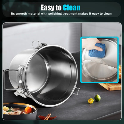 Stainless Steel Cereal Container - DailyBasicNeeds.com