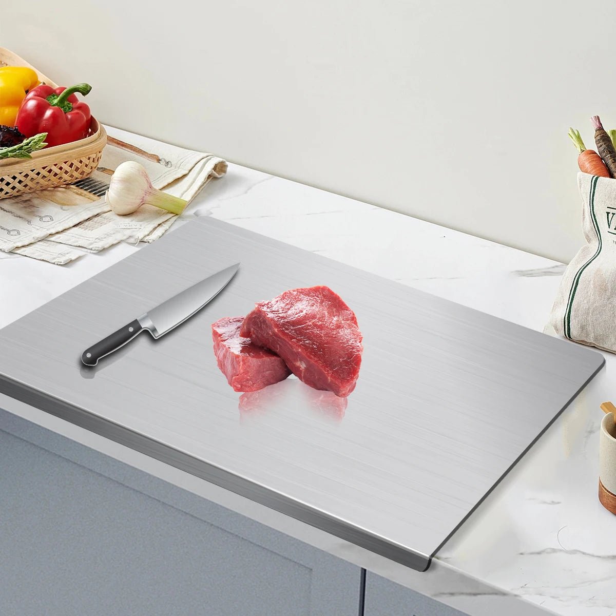 Stainless Steel Cutting Board - DailyBasicNeeds.com