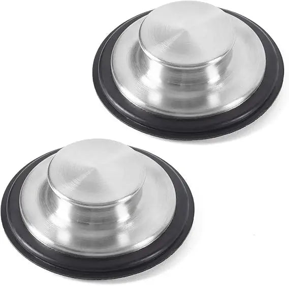 Stainless Steel Kitchen Sink Stopper 2 PCS - DailyBasicNeeds.com