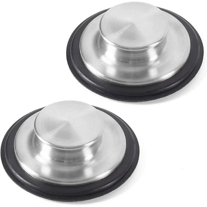Stainless Steel Kitchen Sink Stopper 2 PCS - DailyBasicNeeds.com