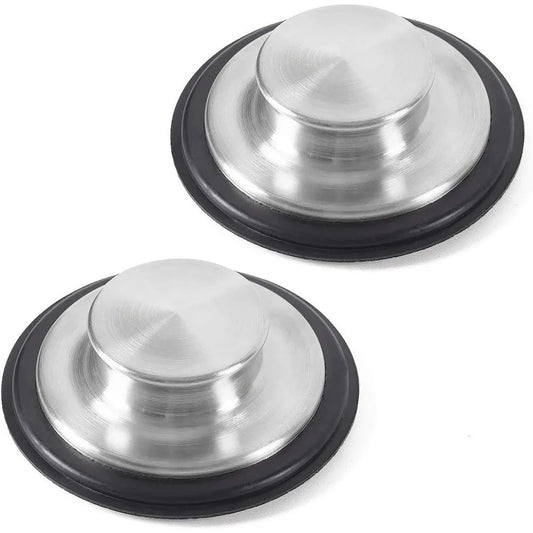 Stainless Steel Kitchen Sink Stopper 2 PCS - DailyBasicNeeds.com