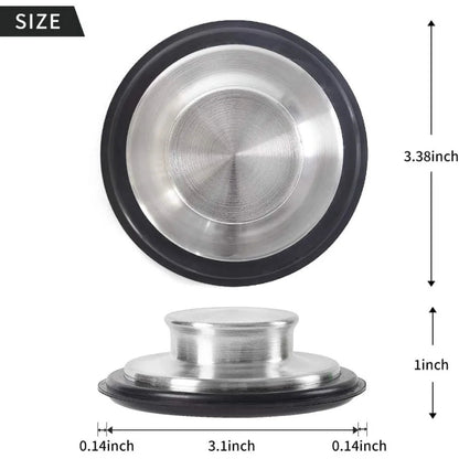 Stainless Steel Kitchen Sink Stopper 2 PCS - DailyBasicNeeds.com