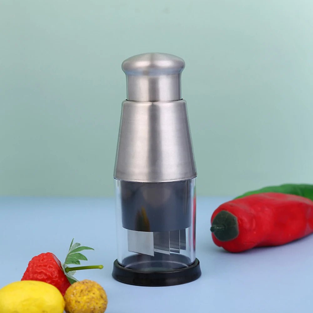 Stainless Steel Manual Hand Chopper - DailyBasicNeeds.com
