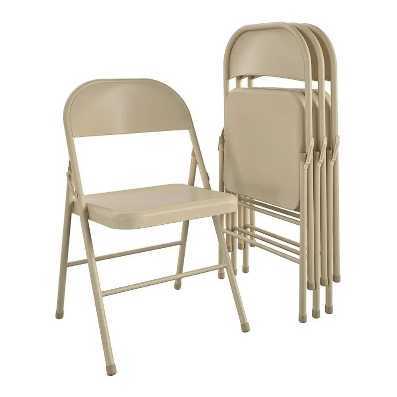 Steel Folding Chair (4 Pack) - DailyBasicNeeds.com