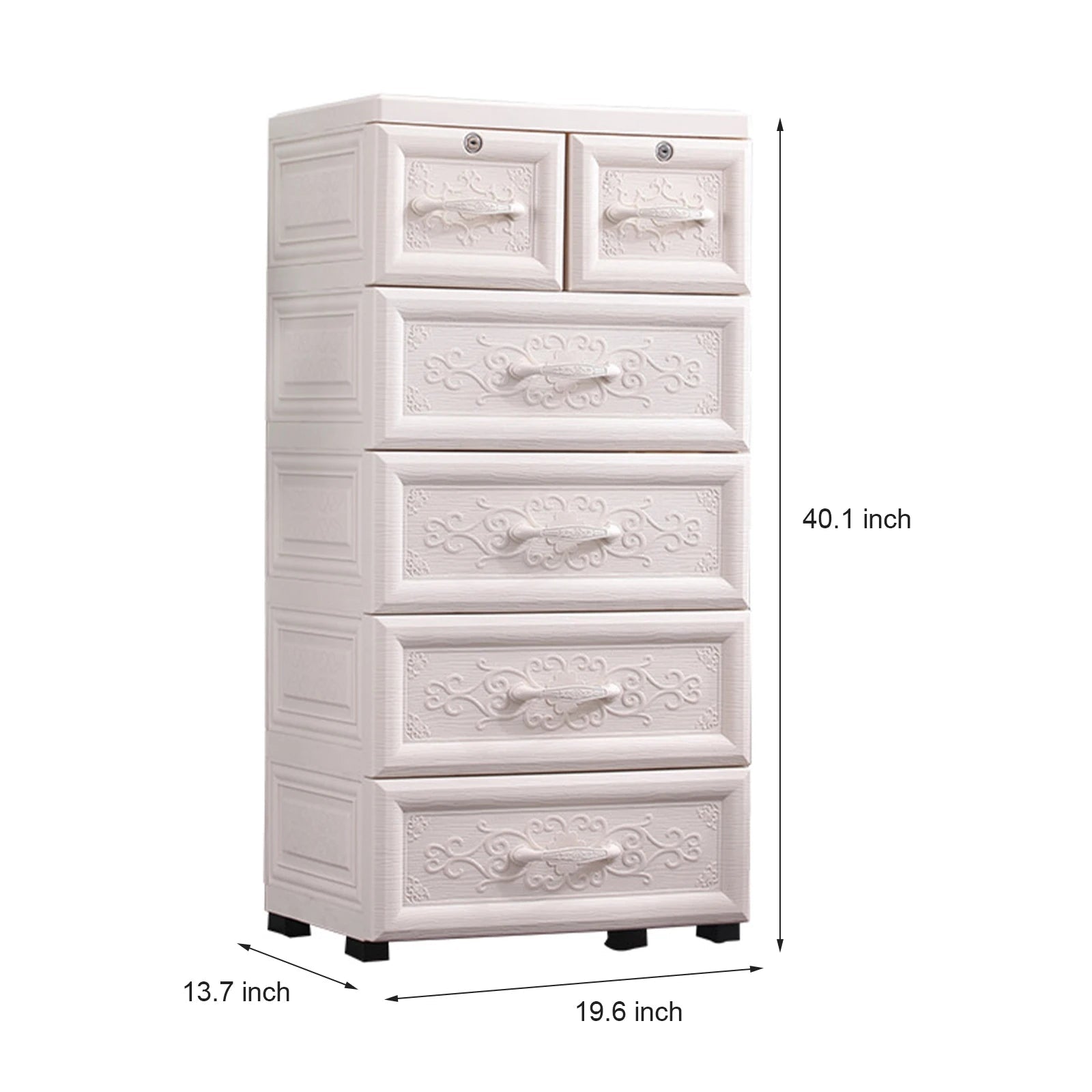 Storage Cabinet with Drawers - DailyBasicNeeds.com