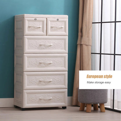 Storage Cabinet with Drawers - DailyBasicNeeds.com