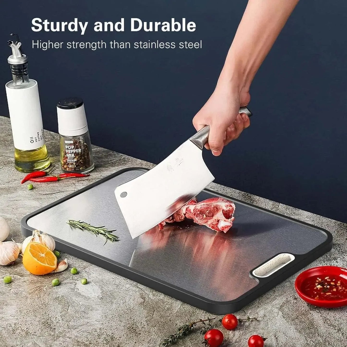 Titanium Cutting Board - DailyBasicNeeds.com