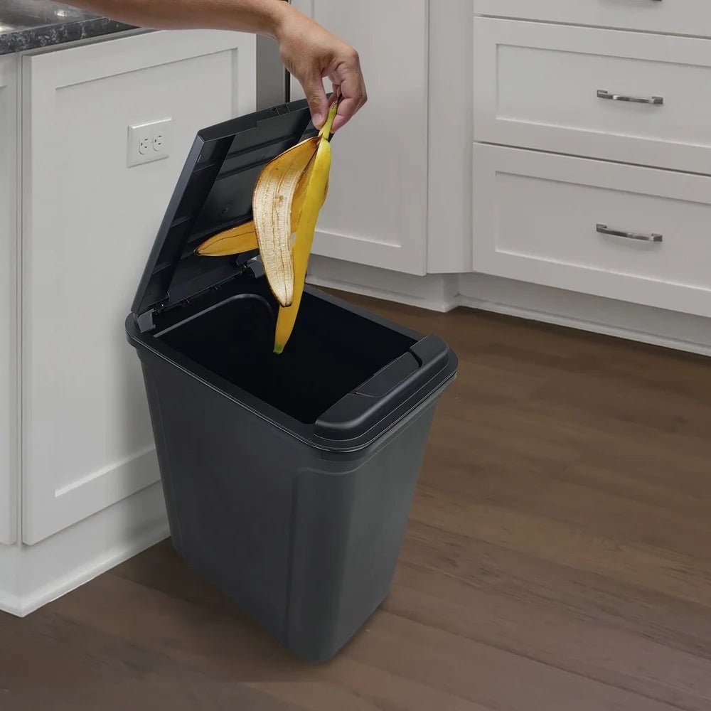 Touch Top Trash Can - DailyBasicNeeds.com