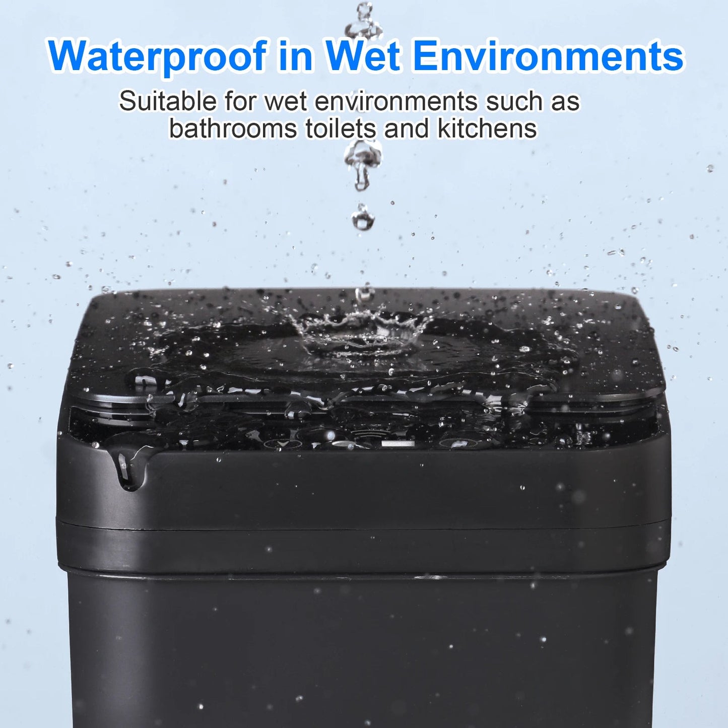 Touchless Slim Trash Cans - DailyBasicNeeds.com