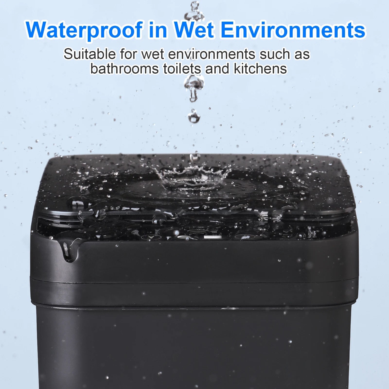 Touchless Slim Trash Cans - DailyBasicNeeds.com