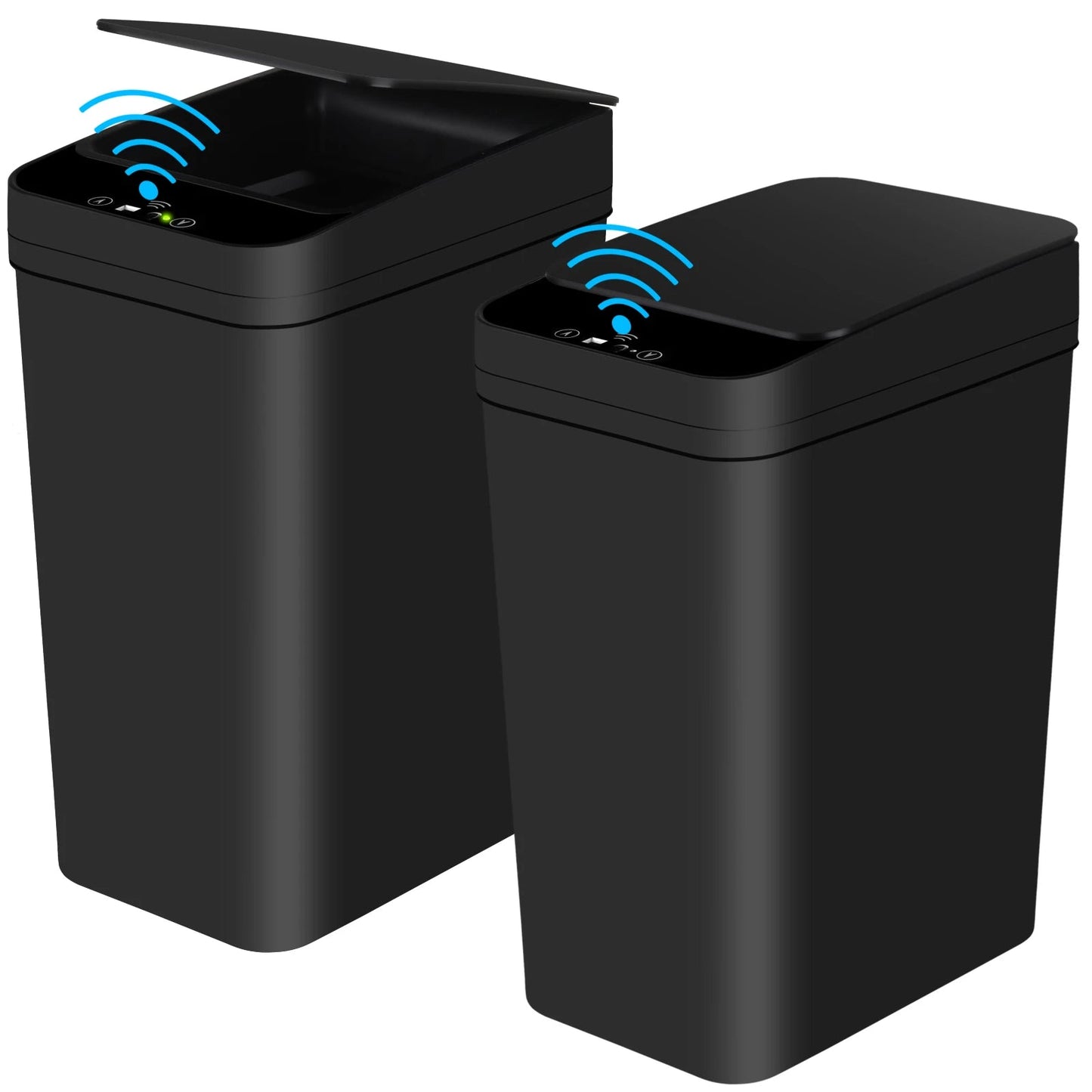 Touchless Slim Trash Cans - DailyBasicNeeds.com