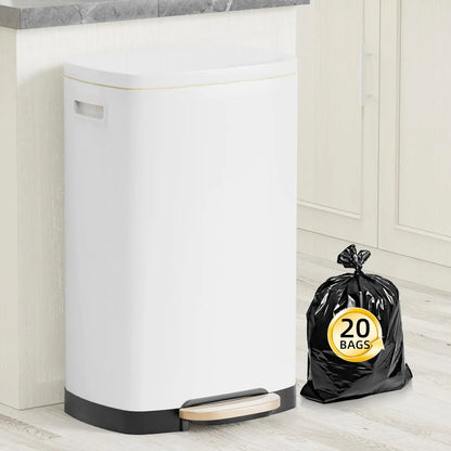 Trash Can with Removable Inner Bucket - DailyBasicNeeds.com
