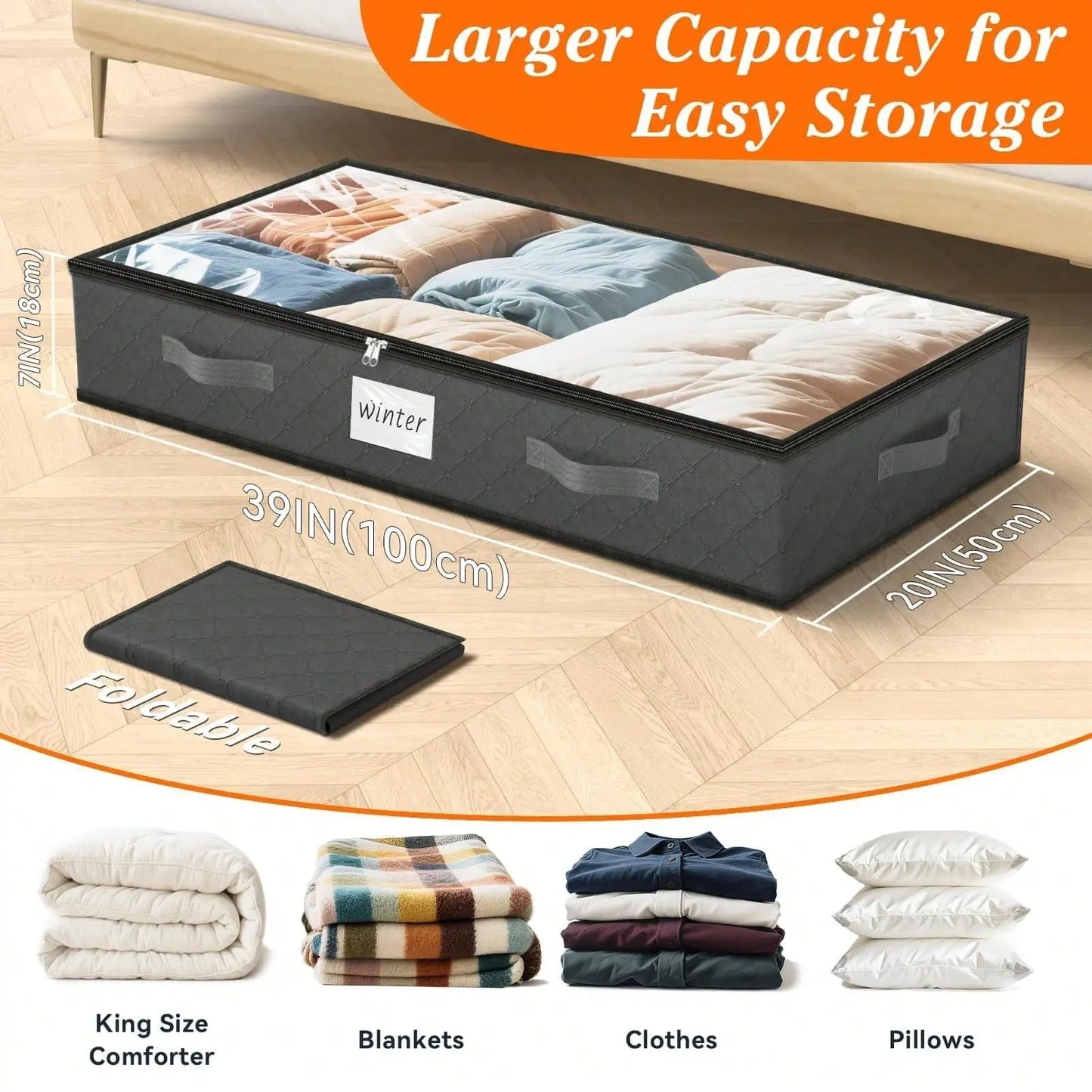 Underbed Storage Bins - DailyBasicNeeds.com