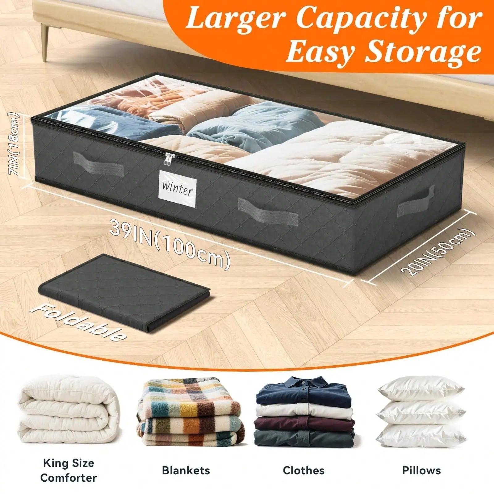 Underbed Storage Bins - DailyBasicNeeds.com