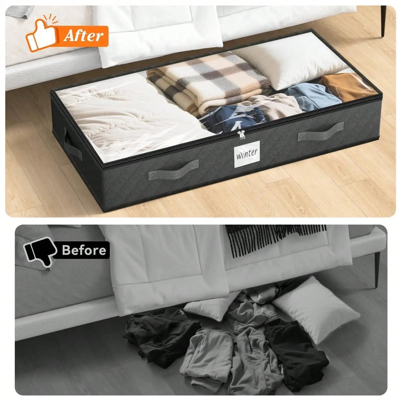 Underbed Storage Bins - DailyBasicNeeds.com