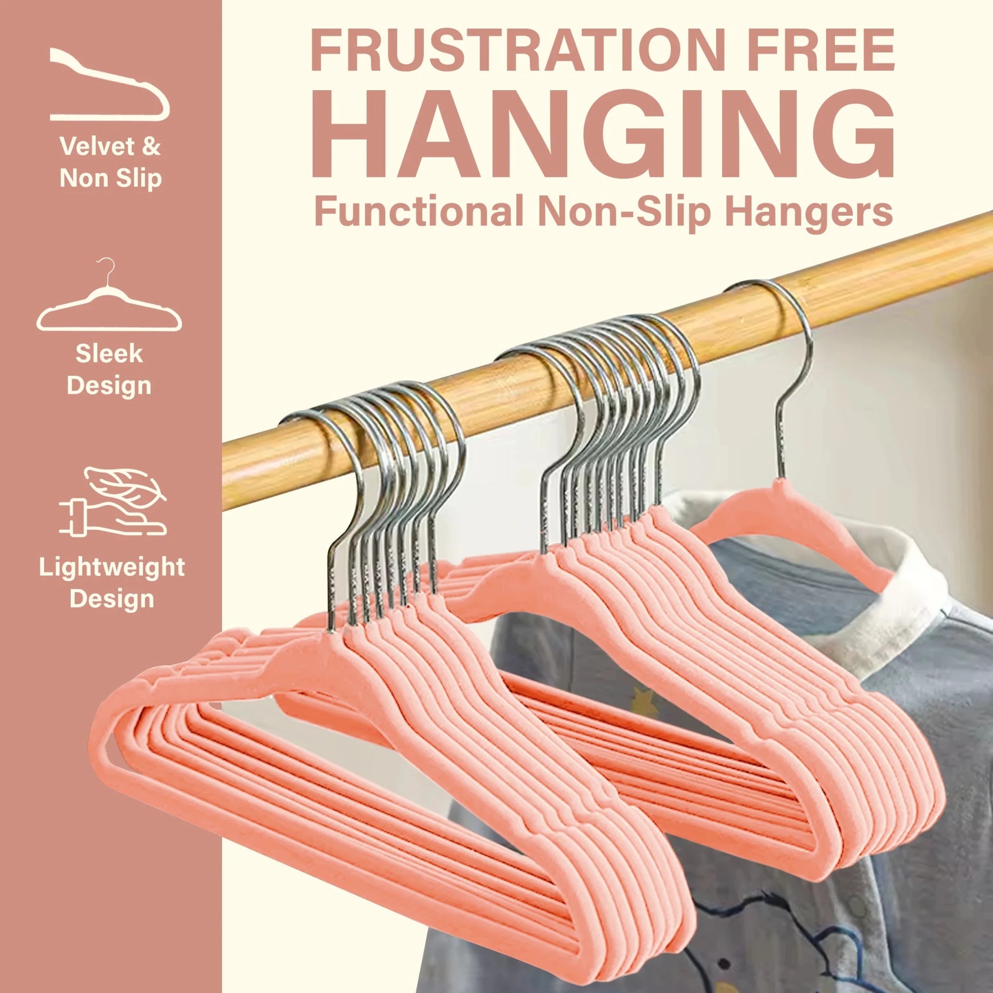 Velvet Hangers 30/50 Pack - DailyBasicNeeds.com