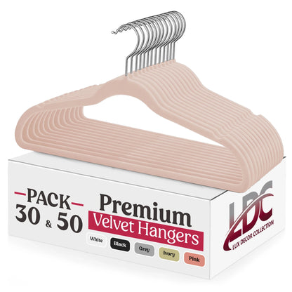 Velvet Hangers 30/50 Pack - DailyBasicNeeds.com