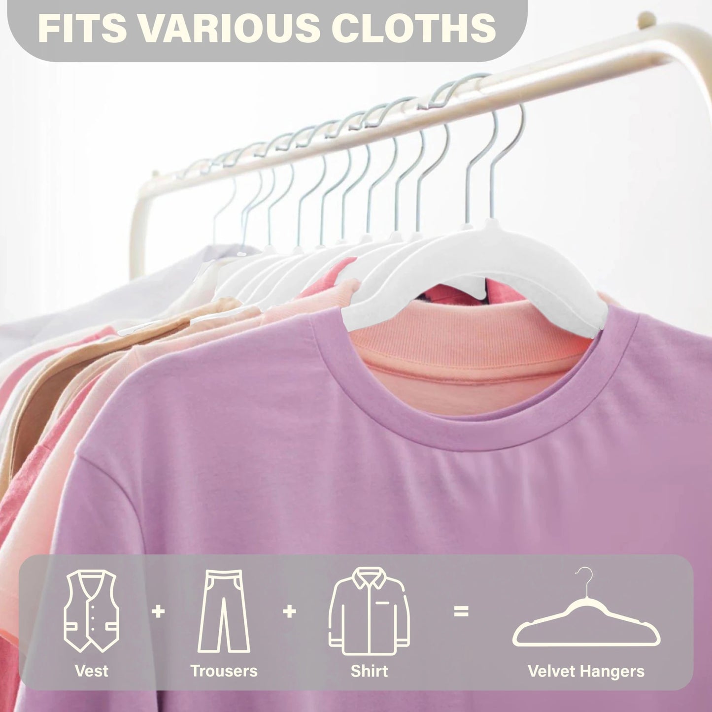 Velvet Hangers 30/50 Pack - DailyBasicNeeds.com