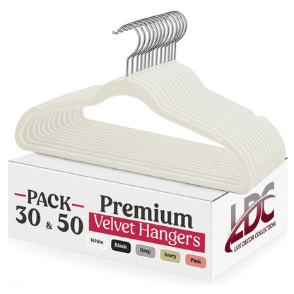 Velvet Hangers 30/50 Pack - DailyBasicNeeds.com