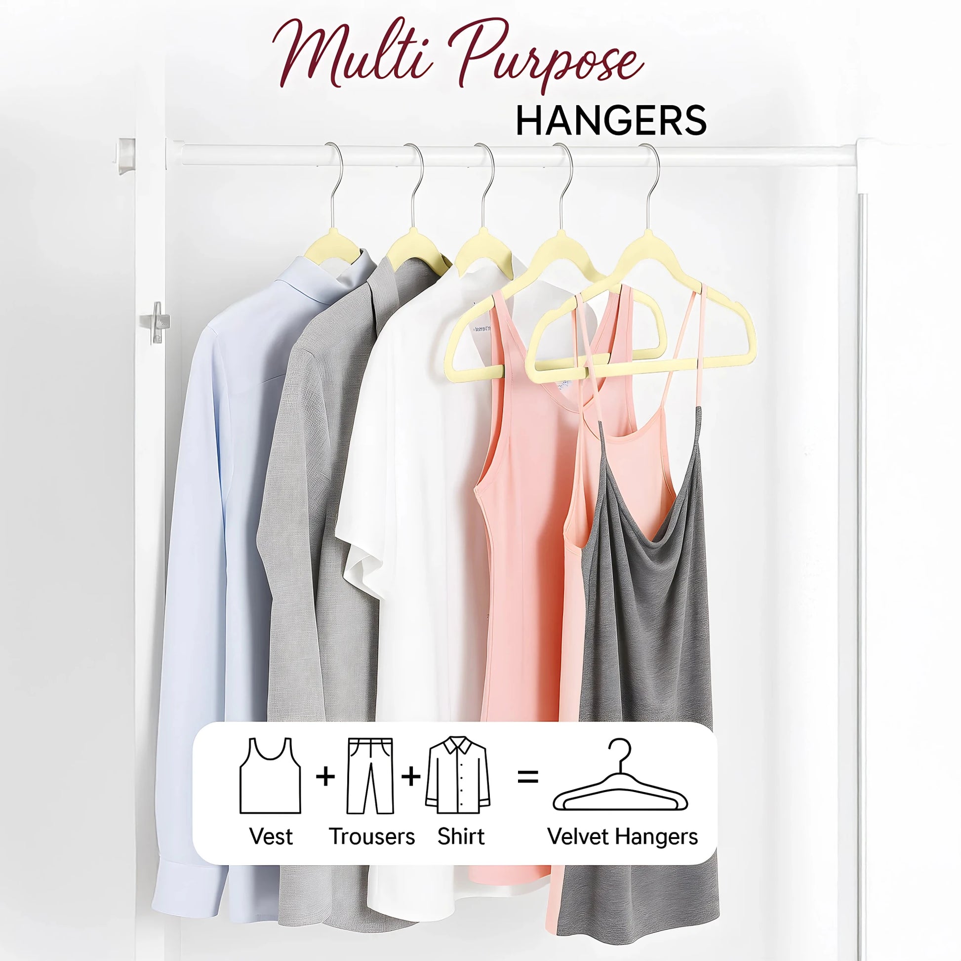 Velvet Hangers 30/50 Pack - DailyBasicNeeds.com