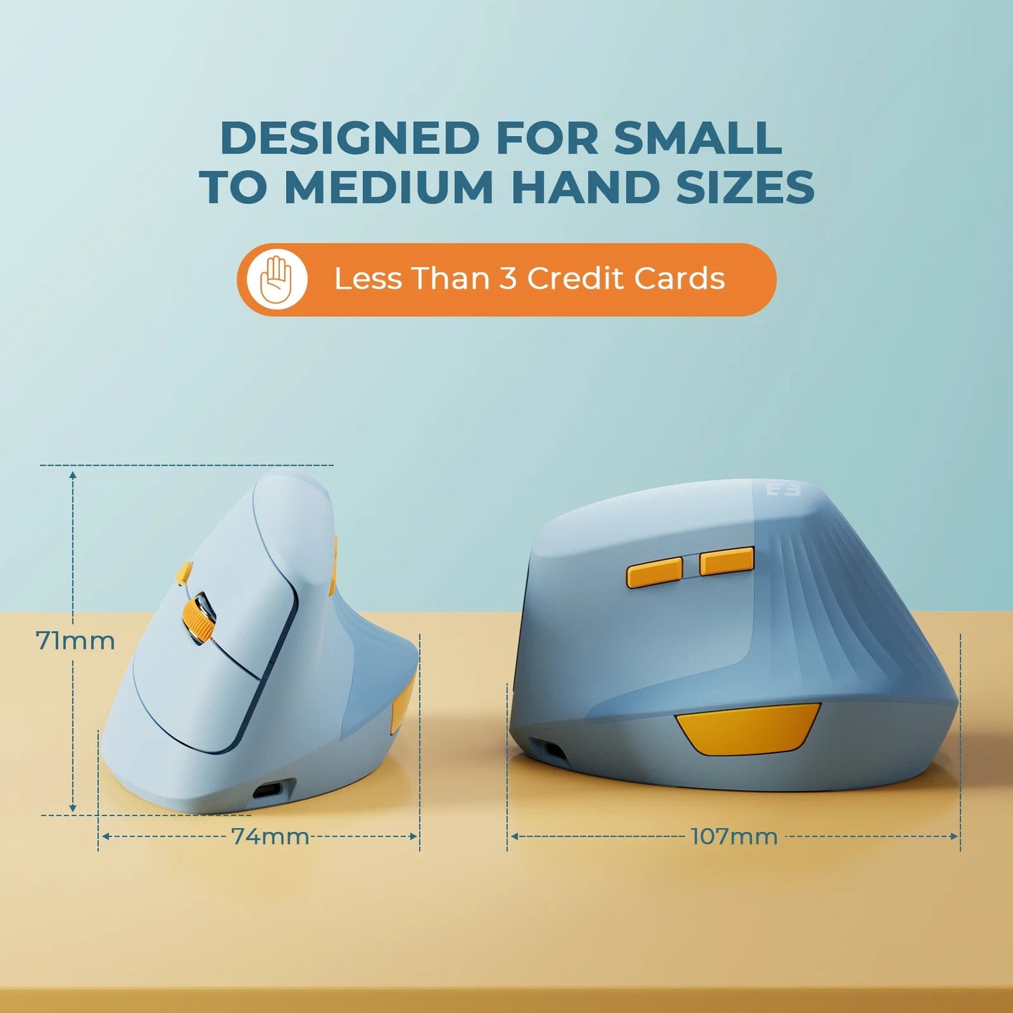 Vertical Wireless Ergonomic Mouse - DailyBasicNeeds.com