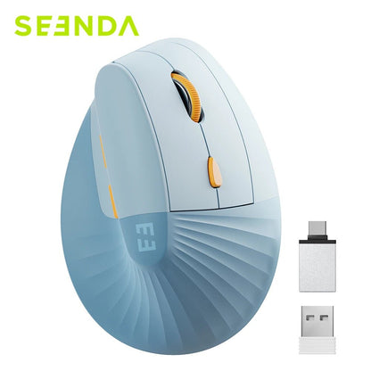 Vertical Wireless Ergonomic Mouse - DailyBasicNeeds.com