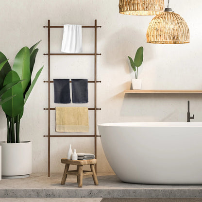 Wall Leaning Ladder Rack - DailyBasicNeeds.com