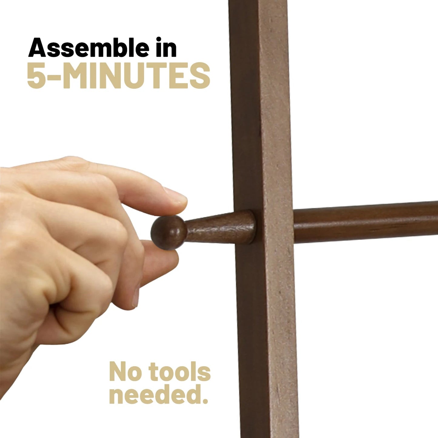 Wall Leaning Ladder Rack - DailyBasicNeeds.com