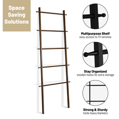 Wall Leaning Ladder Rack - DailyBasicNeeds.com