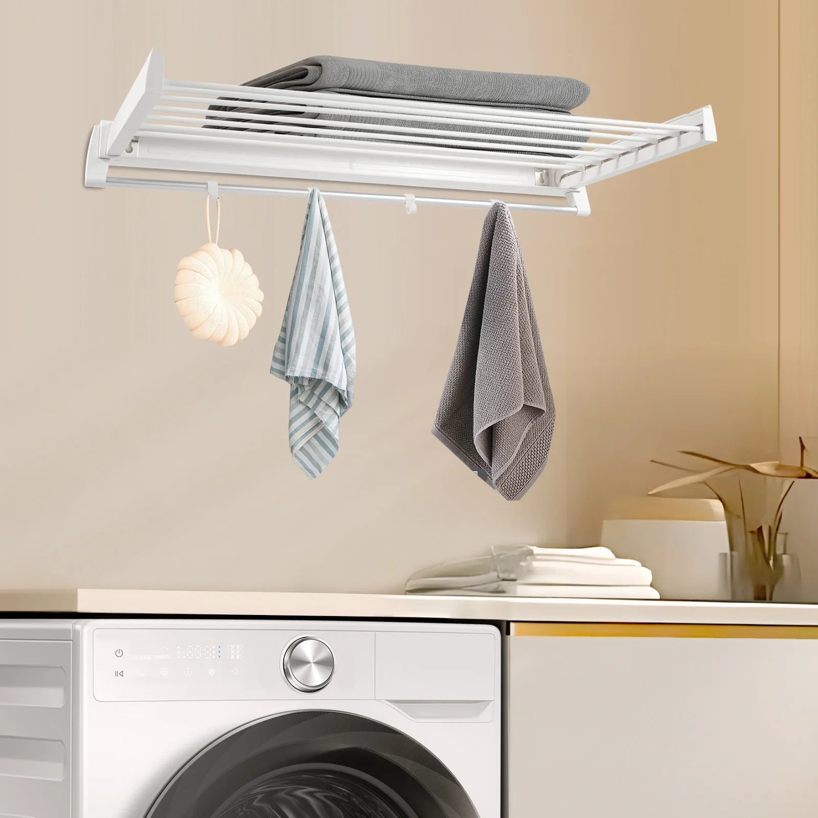 Wall Mounted Drying Rack - DailyBasicNeeds.com