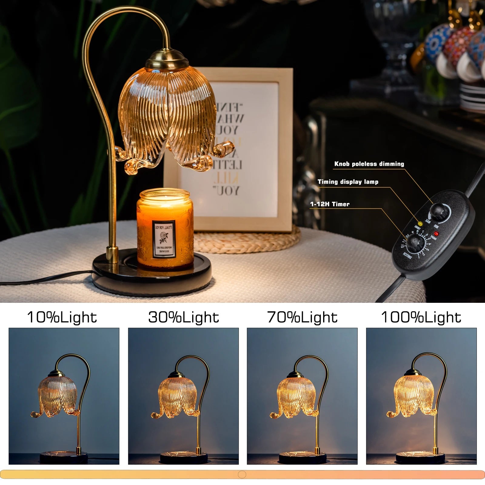 Warm Candle Lamp - DailyBasicNeeds.com