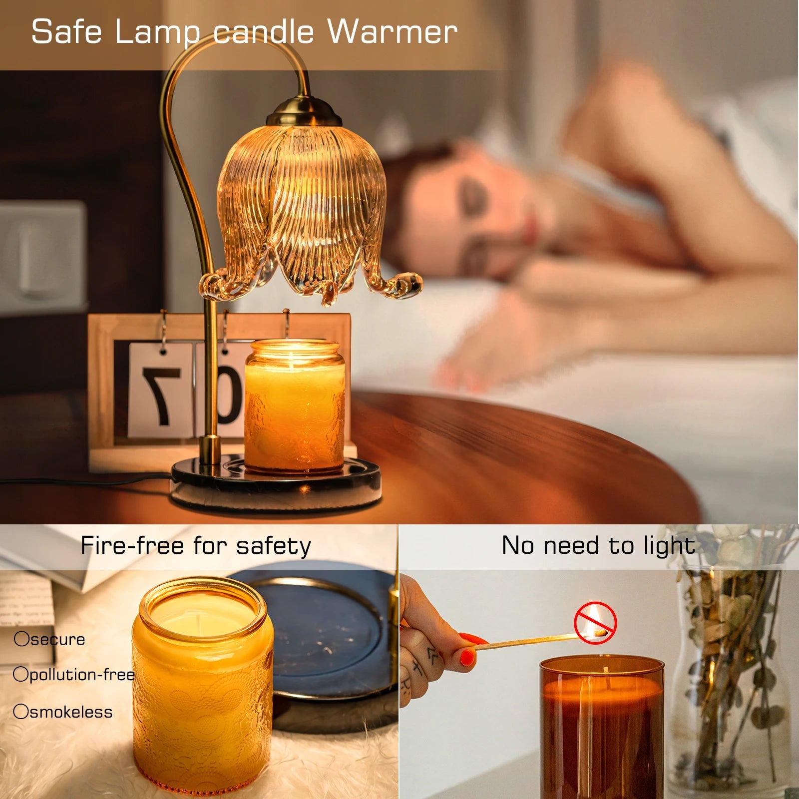 Warm Candle Lamp - DailyBasicNeeds.com