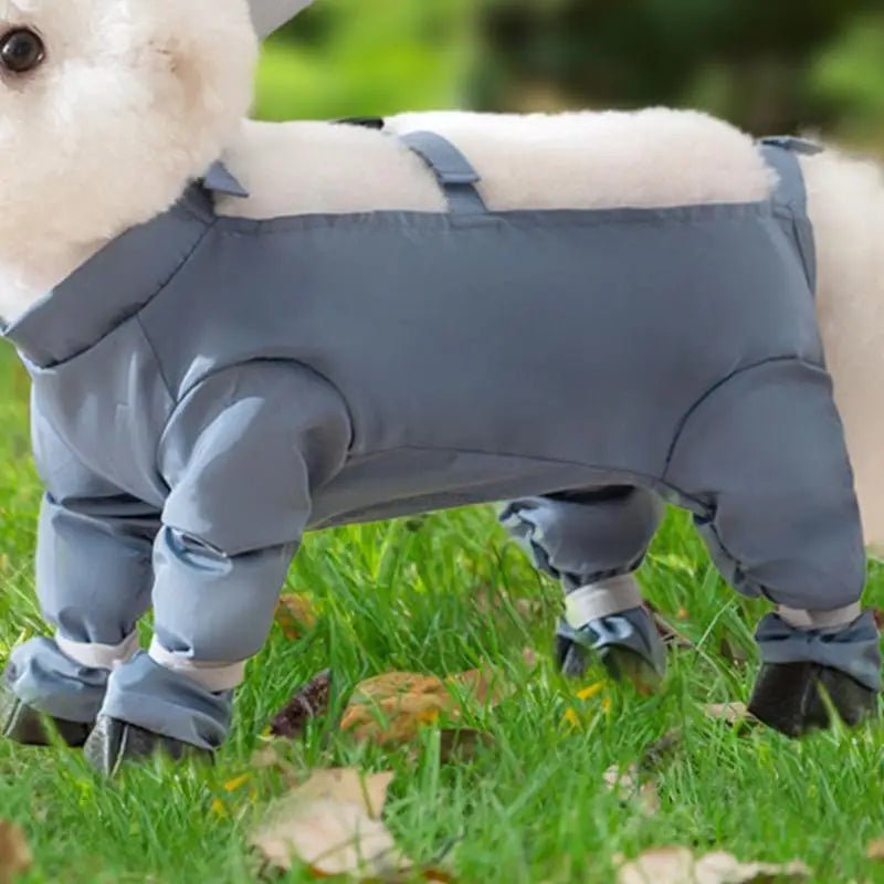 Waterproof Dog Boots With Suspenders - DailyBasicNeeds.com