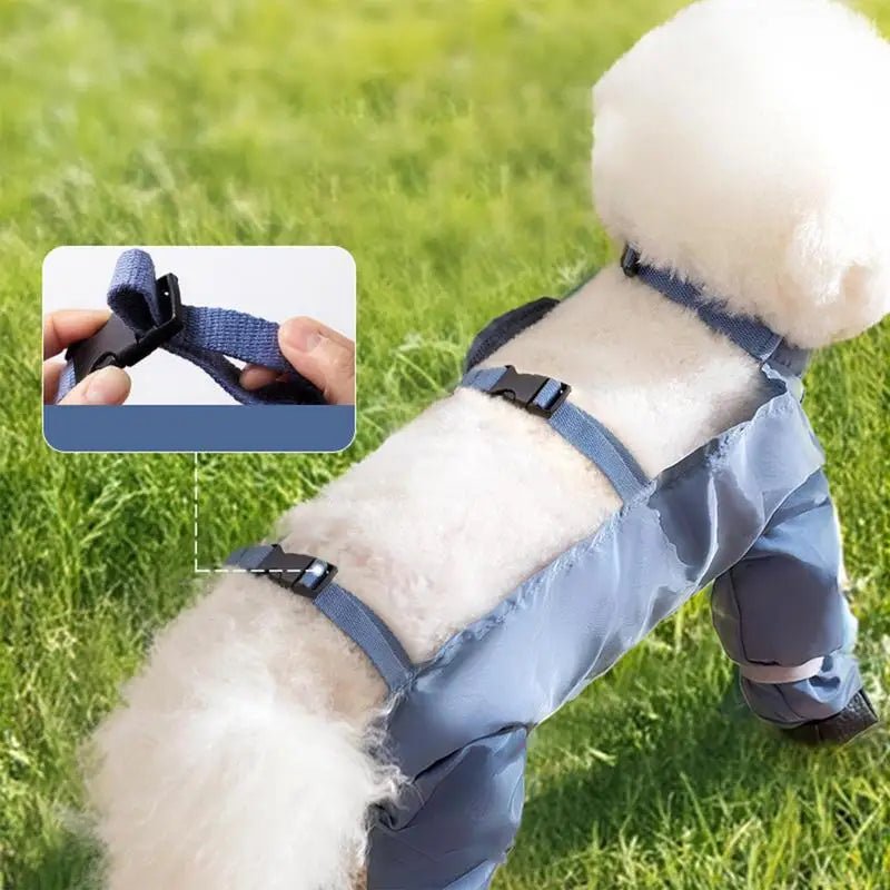 Waterproof Dog Boots With Suspenders - DailyBasicNeeds.com
