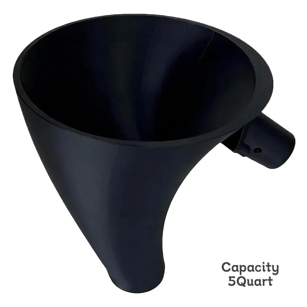 Wide Mouth Flour Funnel for 5Quart Stand Mixer - DailyBasicNeeds.com