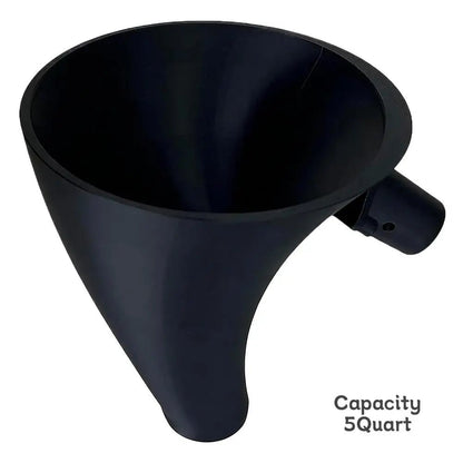 Wide Mouth Flour Funnel for 5Quart Stand Mixer - DailyBasicNeeds.com
