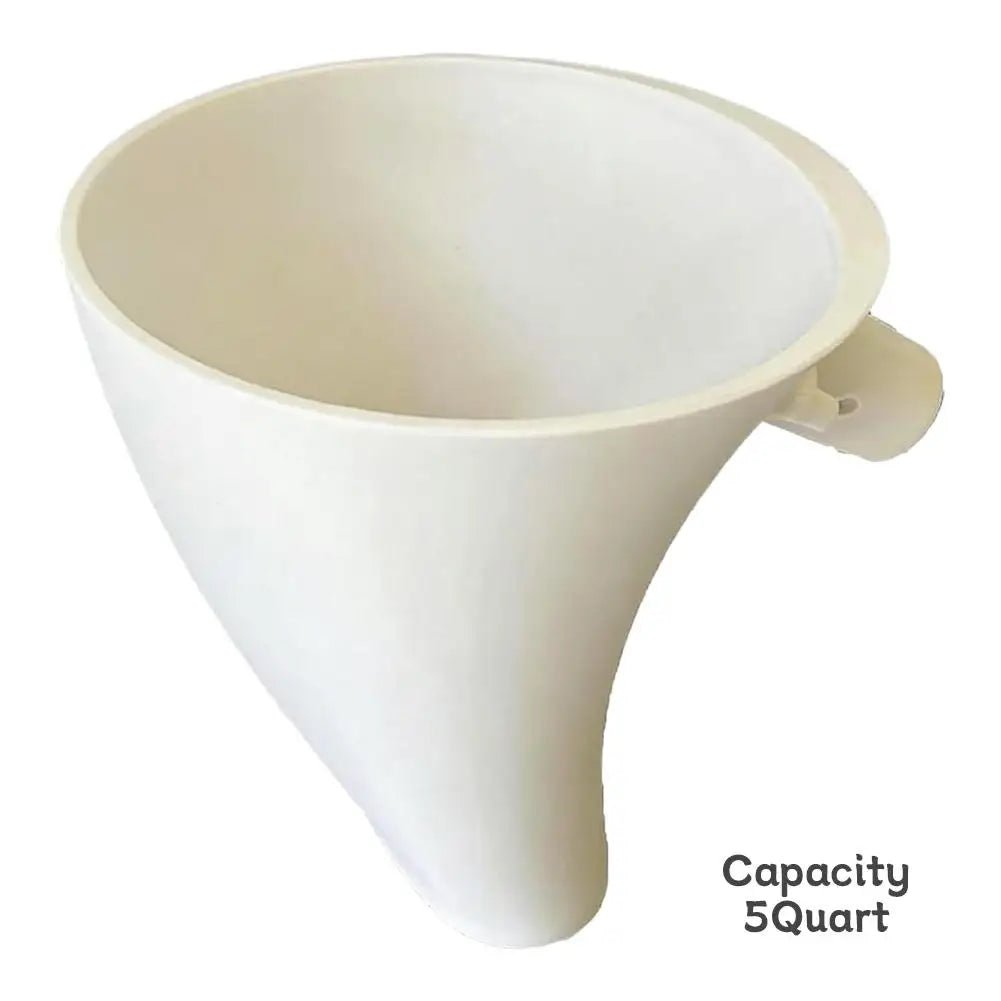 Wide Mouth Flour Funnel for 5Quart Stand Mixer - DailyBasicNeeds.com