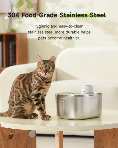 Wireless Cat Water Fountain - DailyBasicNeeds.com